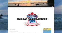 Desktop Screenshot of barriebassmasters.com